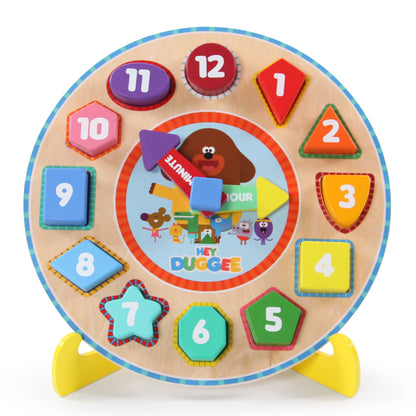 HEY DUGGEE 9039 Wooden Puzzle Clock,  Age 2 Years+