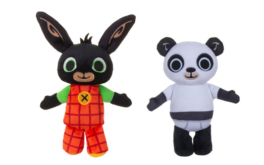 Bing 20cm and Pando 15cm Soft Toy Set, Suitable from Birth (2 Pieces)