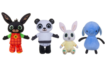 Golden Bear Bing 20cm, Pando 15cm, Charlie 14cm & Amma 13cm Soft Toy Collection (4 Pcs): Suitable from Birth (3511, 3669, 3584, 3672)