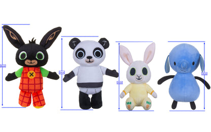 Golden Bear Bing 20cm, Pando 15cm, Charlie 14cm & Amma 13cm Soft Toy Collection (4 Pcs): Suitable from Birth (3511, 3669, 3584, 3672)