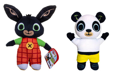 Bing 23cm and Pando 20cm Soft Toy Set (2 Pieces) : Suitable from Birth