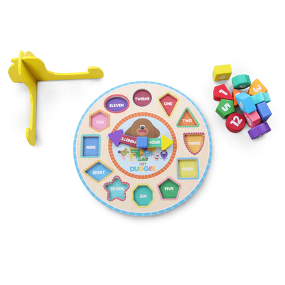 HEY DUGGEE 9039 Wooden Puzzle Clock,  Age 2 Years+