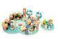 Bluey 387C Wooden Gnome Village, Wooden Playset, Imaganitive Play, FSC Certified, Age 3 Years +