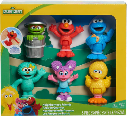 Sesame Street Neighborhood Friends 6 Piece Figurine Set 57627