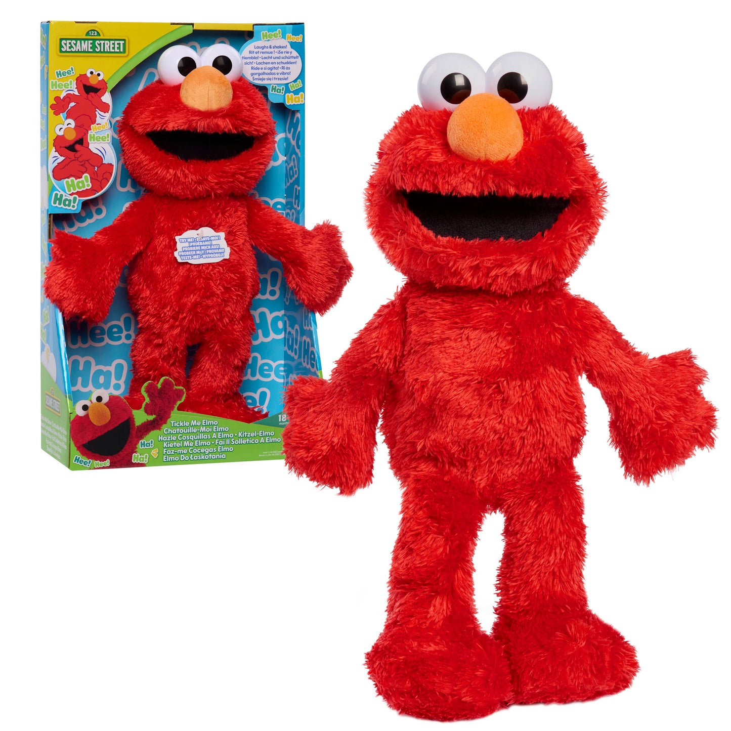 Sesame Street Tickle Me Elmo Soft Toy 34cm