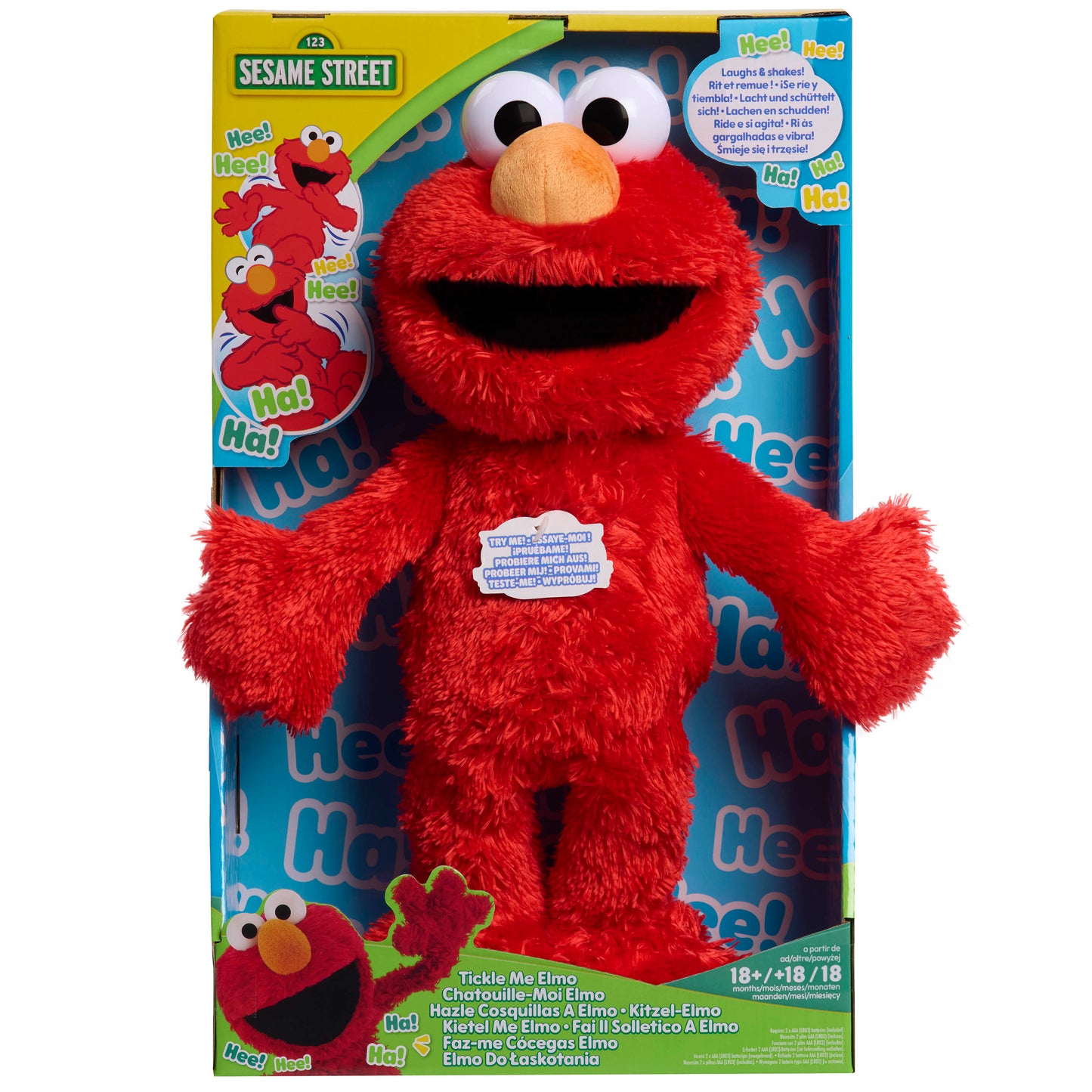 Sesame Street Tickle Me Elmo Soft Toy 34cm