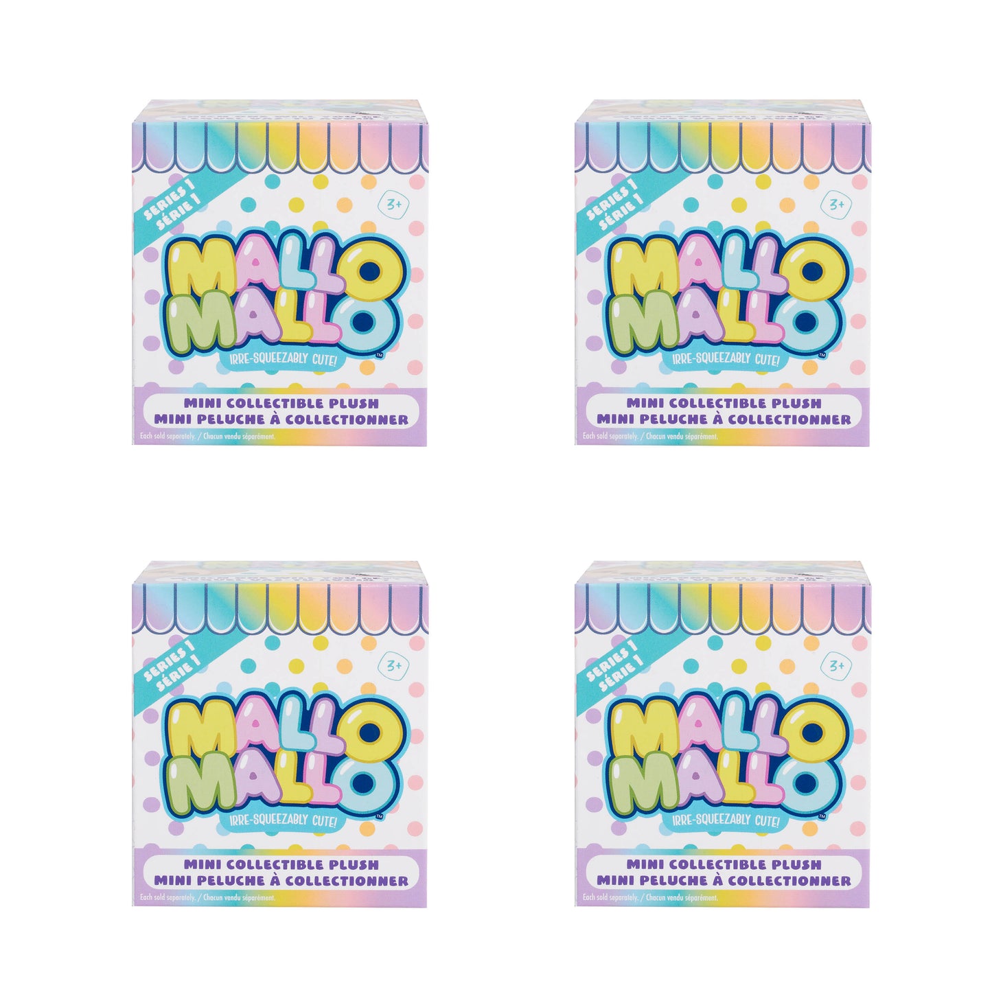 Mallo Mallo Mini Collectible Plush Series 1 (4 Pack)