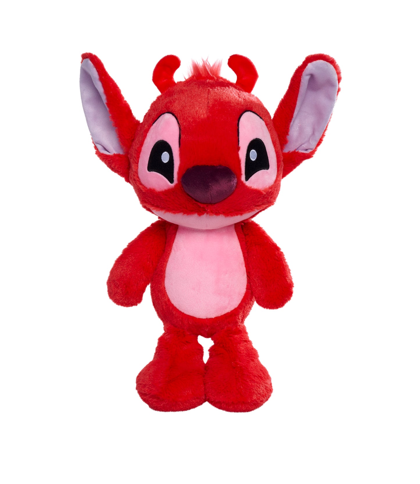 Disney Leroy 25cm plush toy in flopsie style, cute soft toy red colour, suitable for kids and adults,