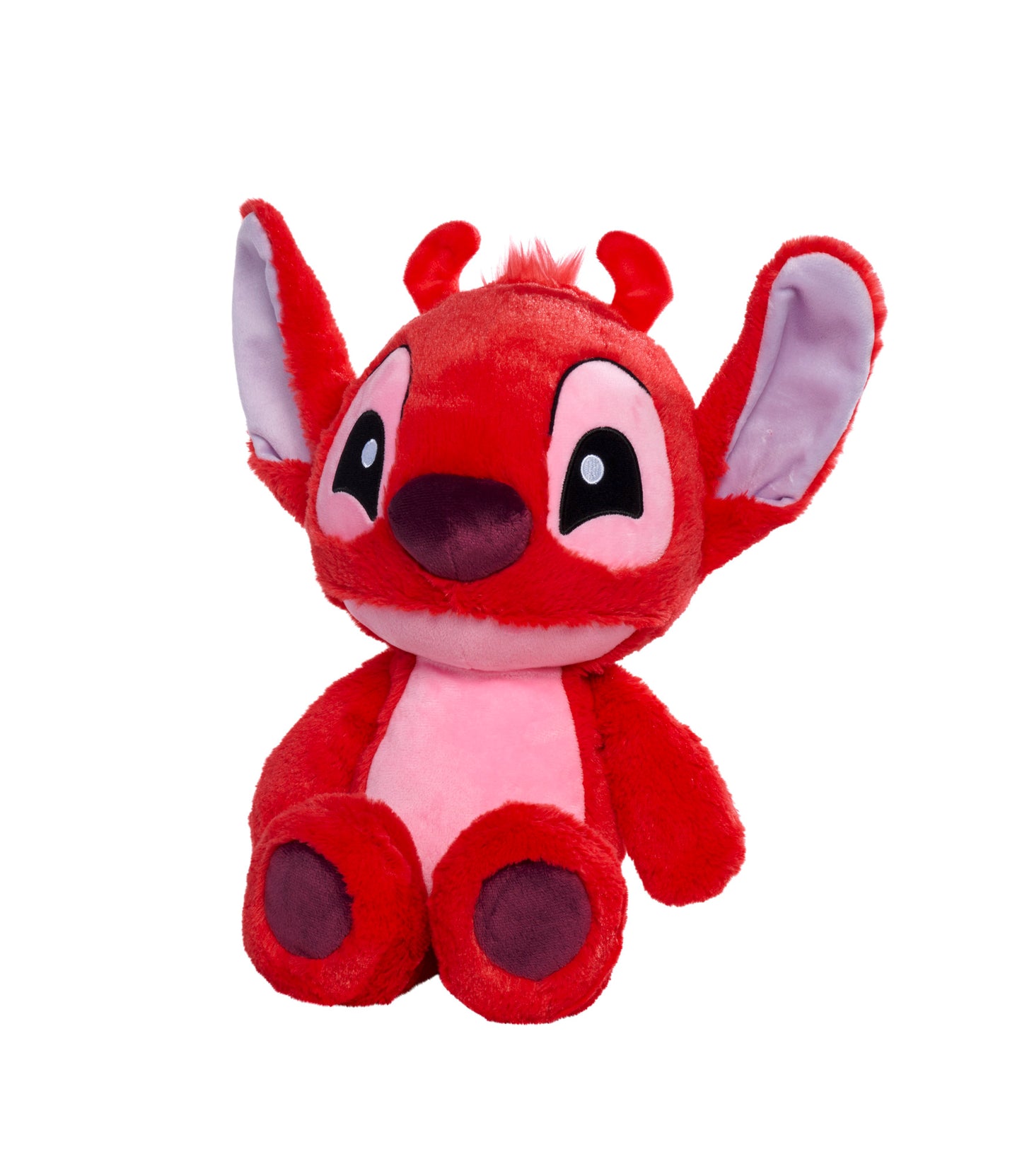 Disney Leroy 25cm plush toy in flopsie style, cute soft toy red colour, suitable for kids and adults,