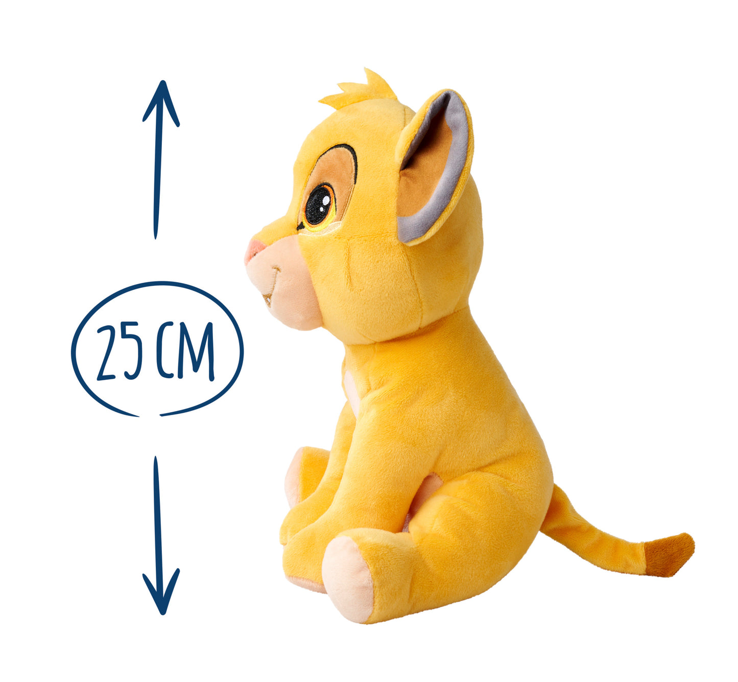 Disney Lion King Character 25cm tall, Celebrating 30 Years of The Lion King, cuddly soft toy.