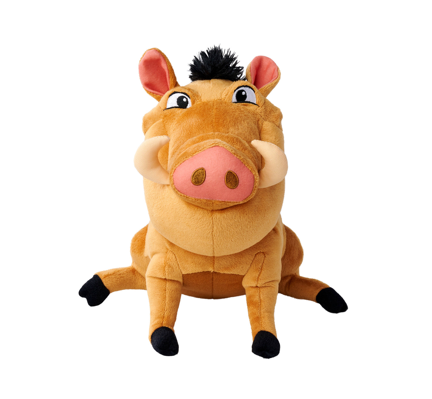 Disney Lion King Pumbaa Soft Toy 25cm tall, Celebrating 30 Years of The Lion King, cuddly soft toy for kids and adults for birthday and gift or just collect them all