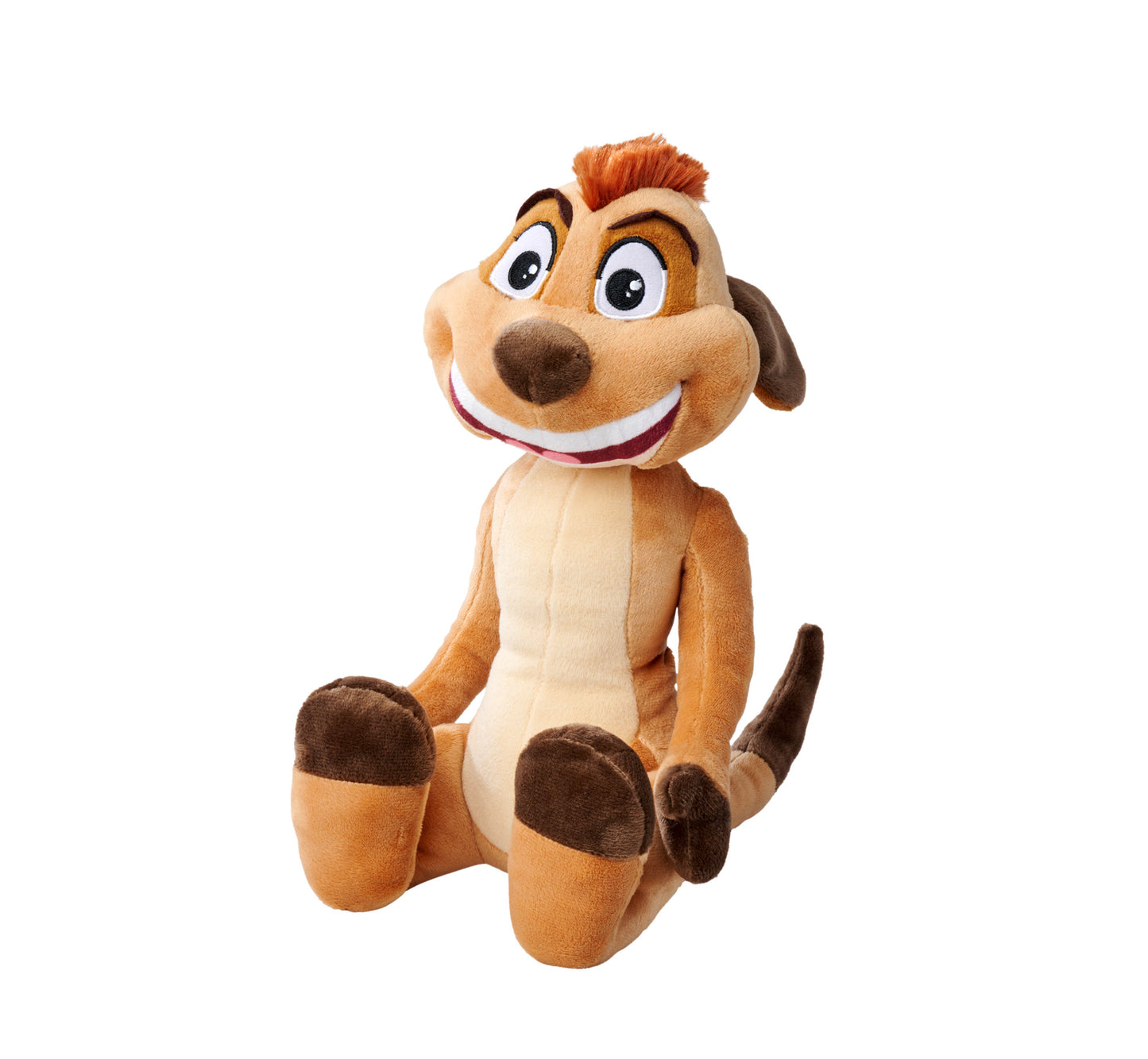 Disney Lion King Timon Soft Toy 25cm tall, Celebrating 30 Years of The Lion King, cuddly soft toy for kids and adults.