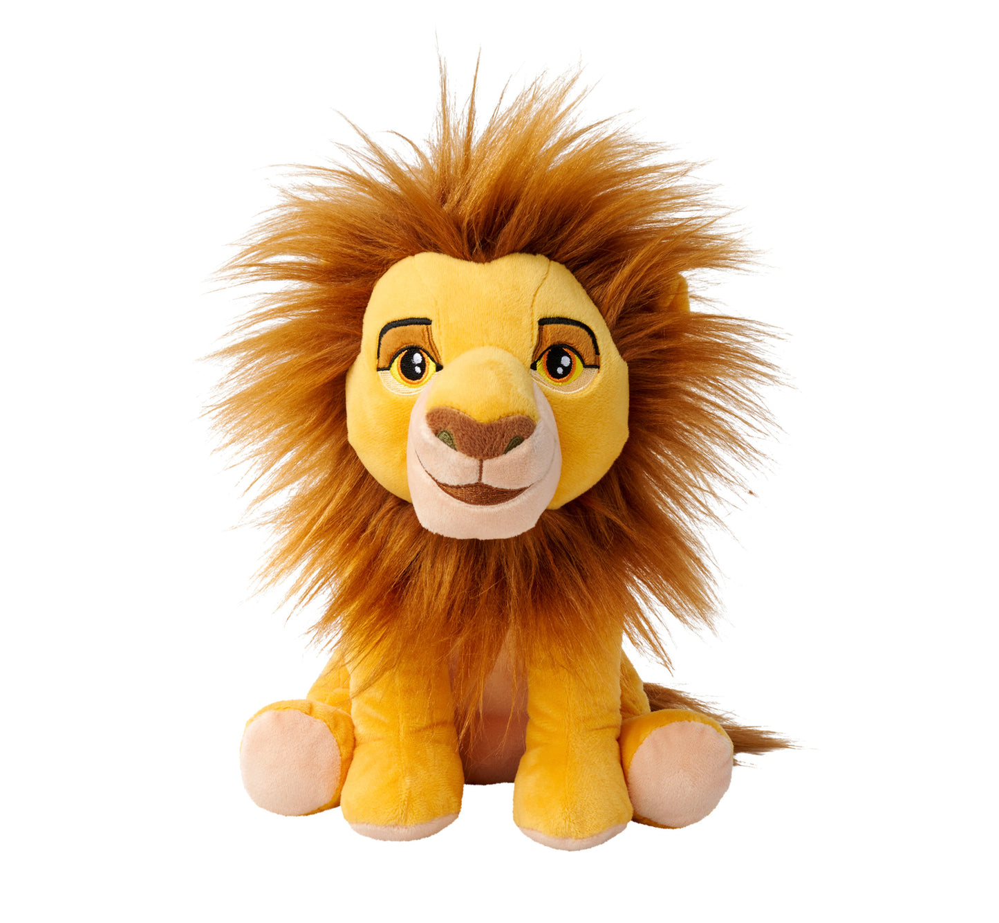 Disney Lion King Mufasa Soft Toy 25cm tall, Celebrating 30 Years of The Lion King.