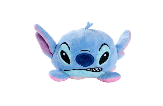 Disney Official Stitch and Angel Reversible 10cm Plush toy for kids Stitch, Blue, pink