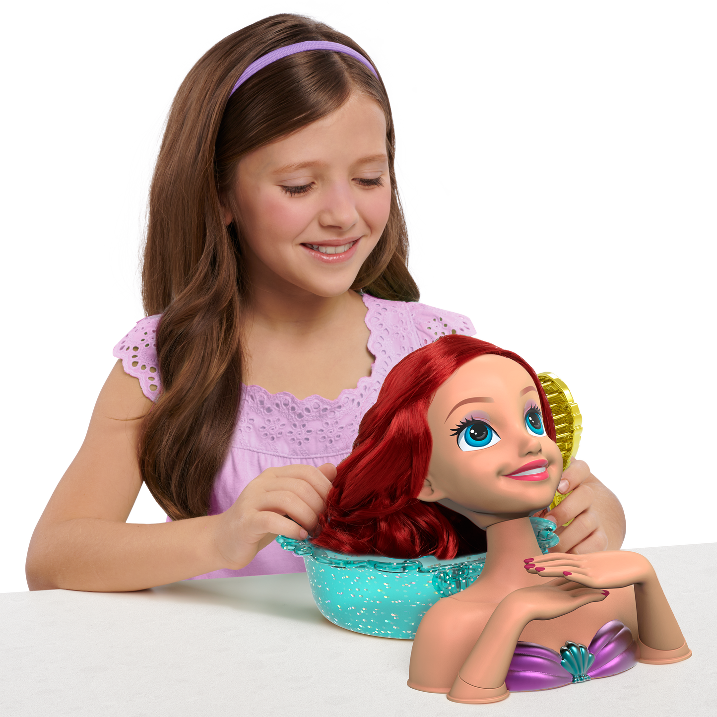 Disney 87368 Princess Feature Spa Styling Head -Ariel