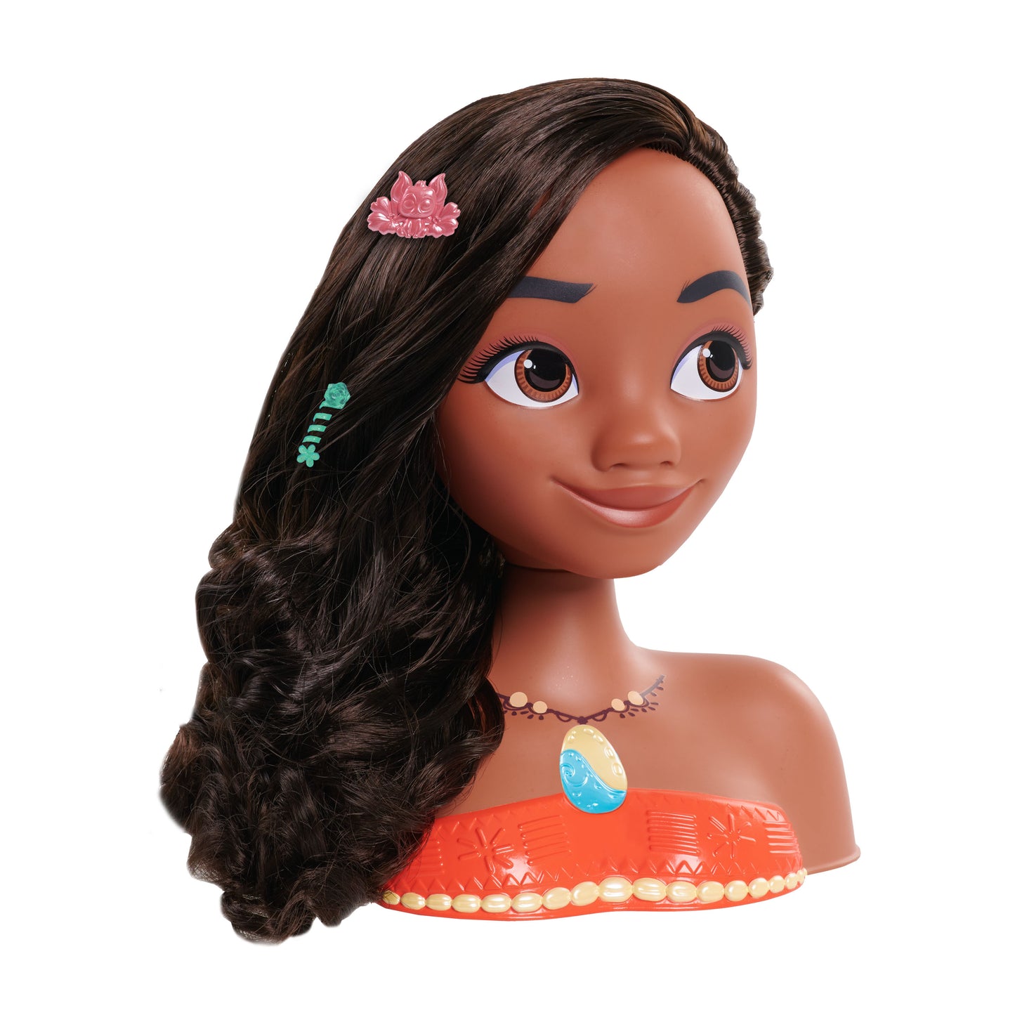 Disney Princess Moana Styling Head,Pretend Play, Kids Toys for Ages 3 Up