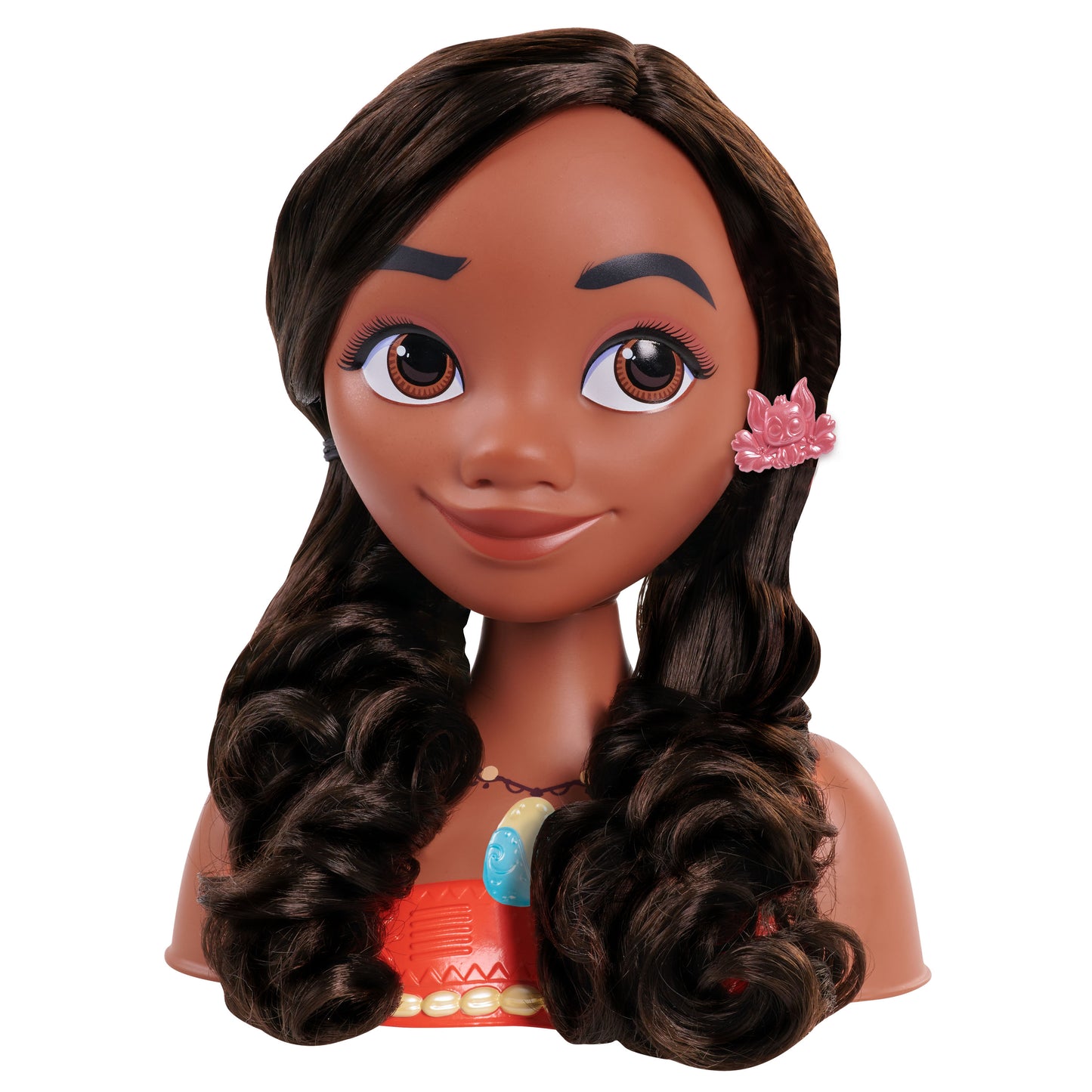 Disney Princess Moana Styling Head,Pretend Play, Kids Toys for Ages 3 Up