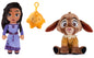 Disney Wish Soft Toy Collection: Asha 31cm tall, Star 10cm tall & Valentino the Goat 23cm tall (3 Pieces)