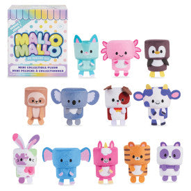 Mallo Mallo Mini Collectible Plush Series 1 (4 Pack)