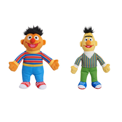 Sesame Street Small Soft Toy Set: Bert (23cm) & Ernie (23cm): 2 Pieces